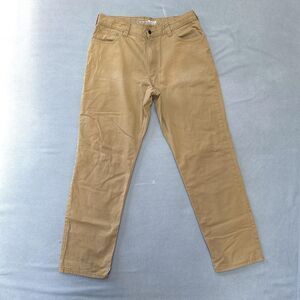 Carhartt Pants Mens 36x34 (32) Brown Relaxed Fit Rugged Flex Canvas Work Pant